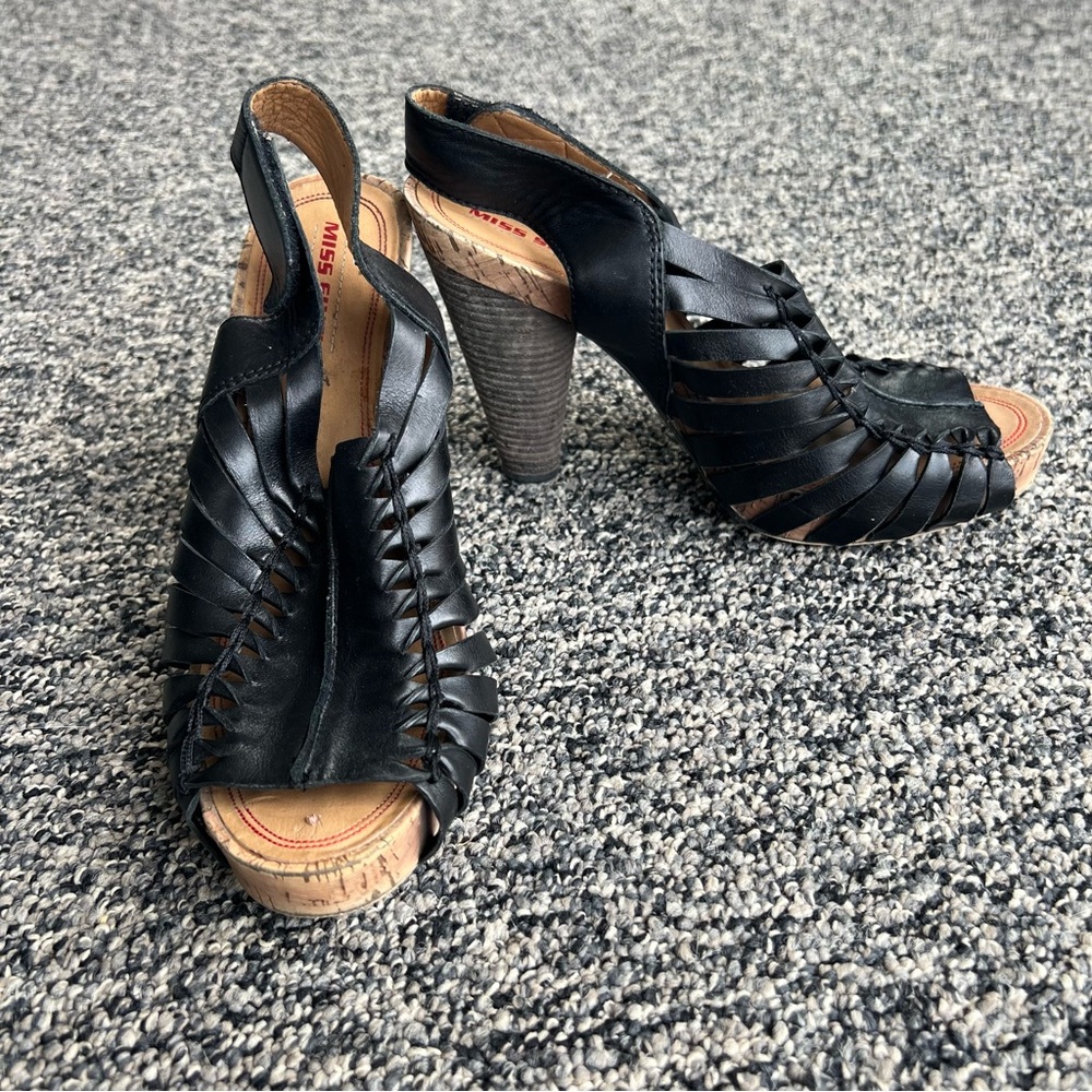Miss Sixty Platform Sandals - Gives you extra 5 inches!